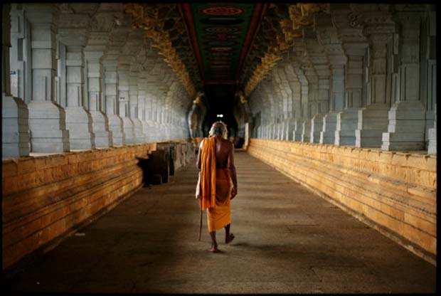 Corridors of  Rameswaram Temple, Rameswaram, India